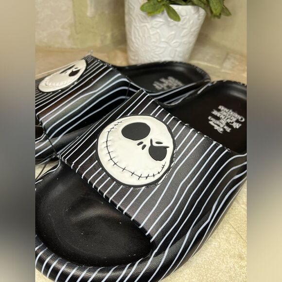 Disney Nightmare Before Christmas Men's Comfort Slide Sz 12 New - Picture 2 of 5
